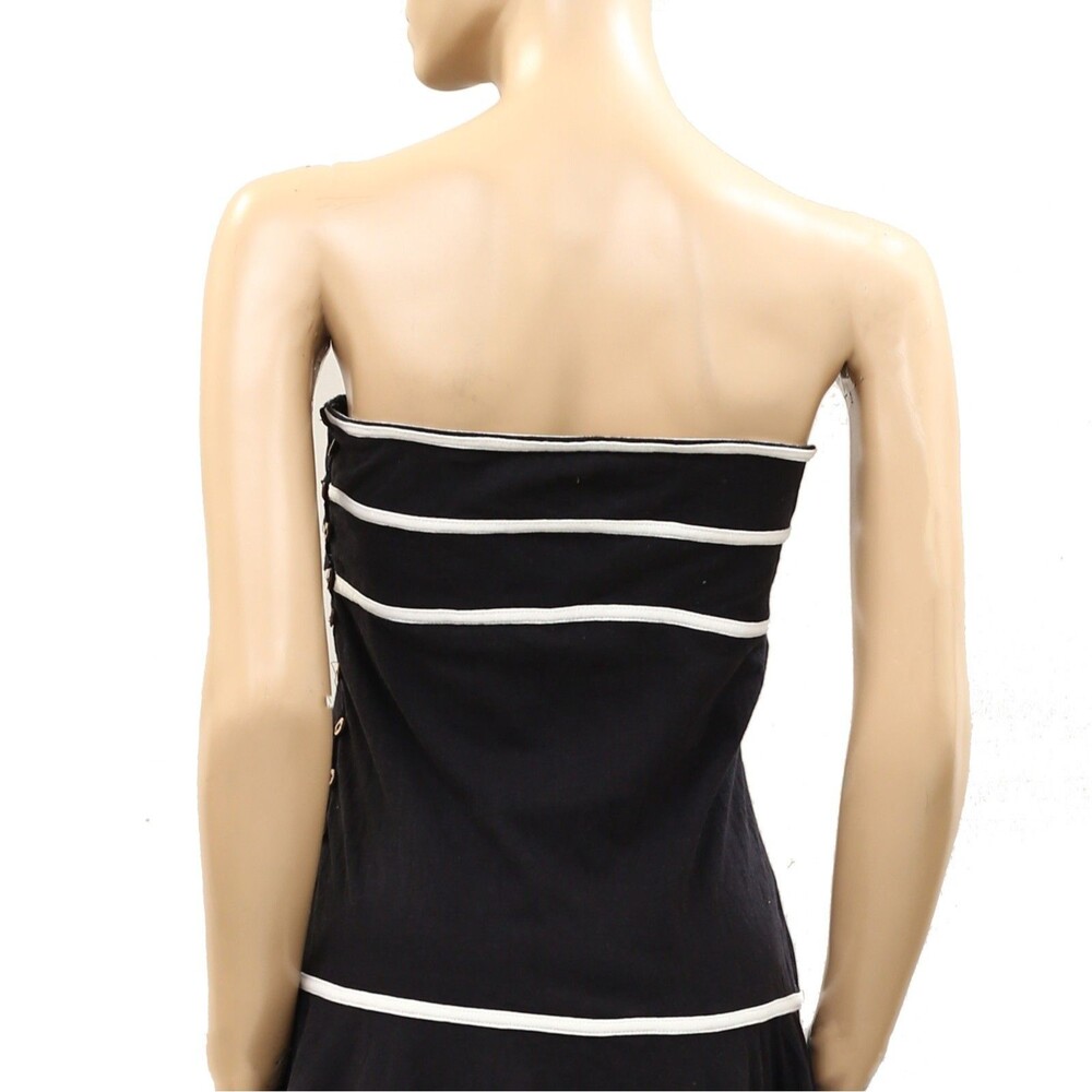 Free People Free-Est Ravine Mini Dress Contrast Tube Cotton Swing XL 286779 - Picture 6 of 6